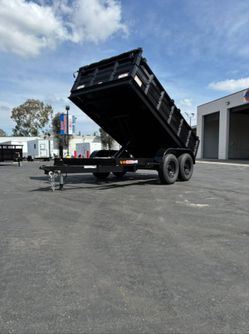 2026 Teton Dump Trailer 7x14-2 16K