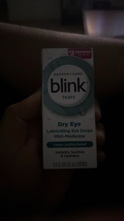 Bauch + Lomb blink tears