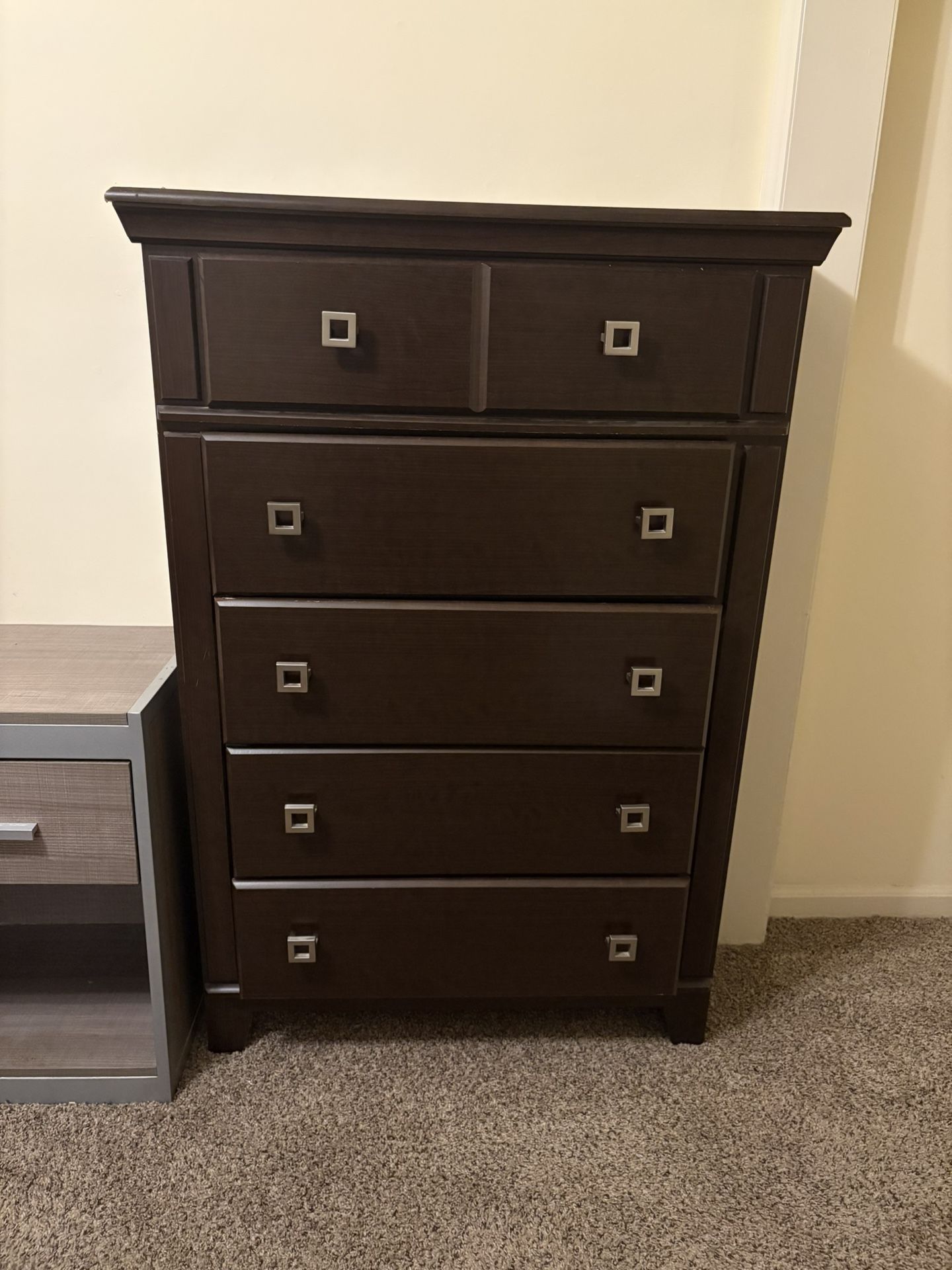 Tall Dark Brown dresser