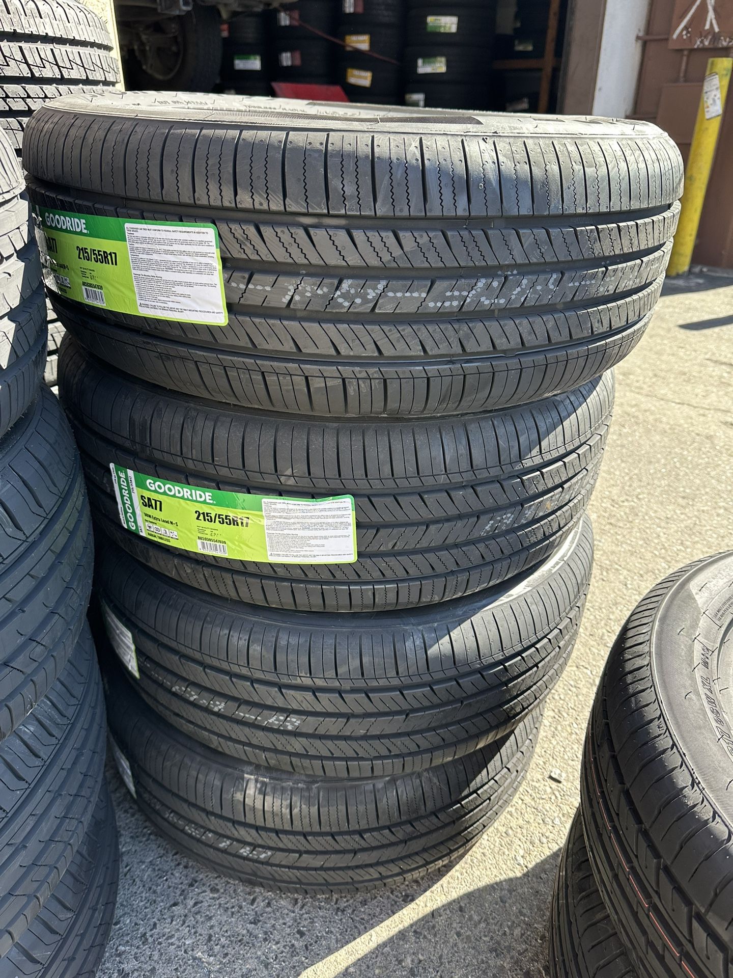 New Tire 215/55R17 Goodride RP88 94V Set Of 4 Tires Free Mount Balance