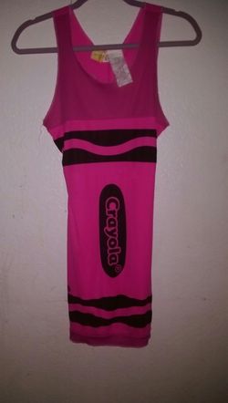 Pink Crayon Costume
