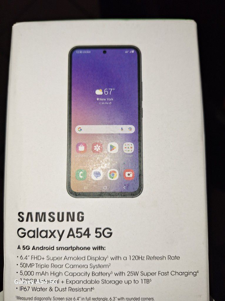 SAMSUNG GALAXY A54 5G LOOKED WITH CRIKET  NEW IN BOX