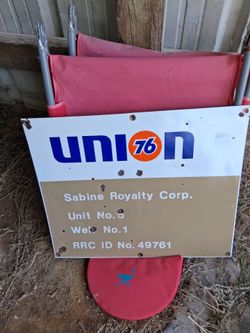 Vintage - 24" x 20" - UNION 76 - PORCELAIN SIGN