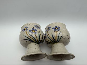 Stoneware Ceramic Pottery Goblet Chalices Vintage 90’s