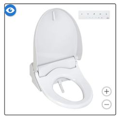 TOTO WASHLET Electronic Elongated Bidet Toilet Seat $300