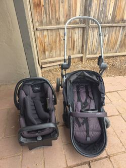 Evenflo stroller with car seat