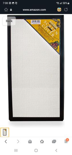 Fluker's 38002 Metal Screen Cover for Pet Habitat, 12 by 24-Inch