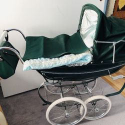 Silver Cross Pram Baby Stroller & Bedding 
