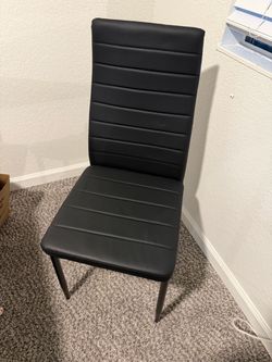 Black Table, 4 chairs