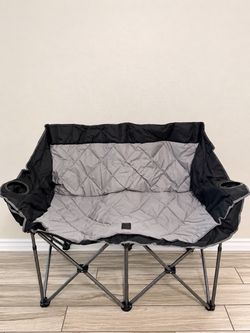 Loveseat Camp Chair with Cup Holders