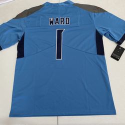 Tennessee Titans #1 Ward Adult Sizes Small Up To 3XL 