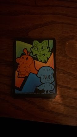Paldea evolved Pokémon card sleeves