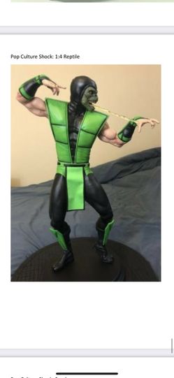 Reptile Mortal Kombat 1/4 Scale Pcs Super Hard To Find!