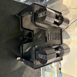 Rep X Pepin Adjustable Dumbbells W/storage Cart 