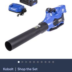 New Kobalt 80v 640 CFM Leaf Blower & Battery Kit