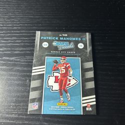 2019 Patrick Mahomes Donruss Threads Card