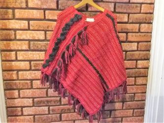 New, one of a kind ladies or teenagers poncho