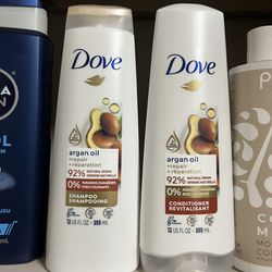 Dove shampoo and conditioner 