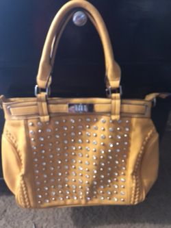 Nice gold silver studded purse large