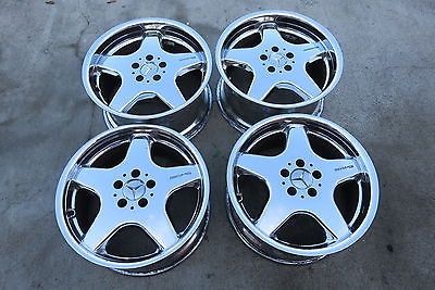 AMG Chrome 18 inch wheels 5x112 w/ tires