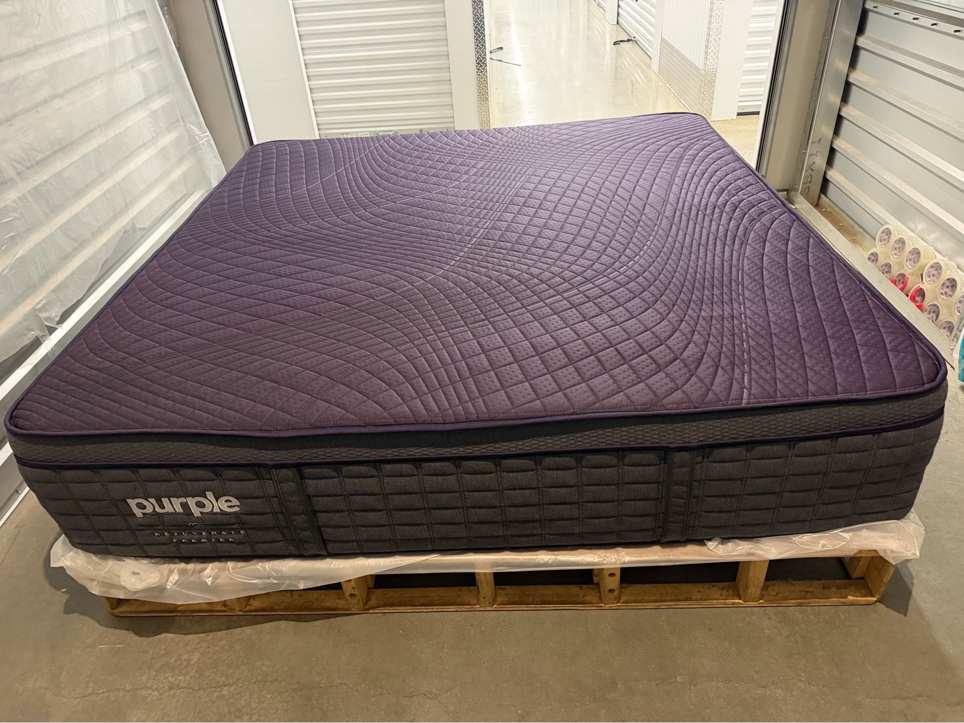 Like New Purple Rejuvenate Premier King Mattress