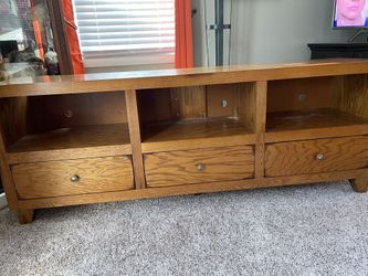 Solid Wood Entertainment Center