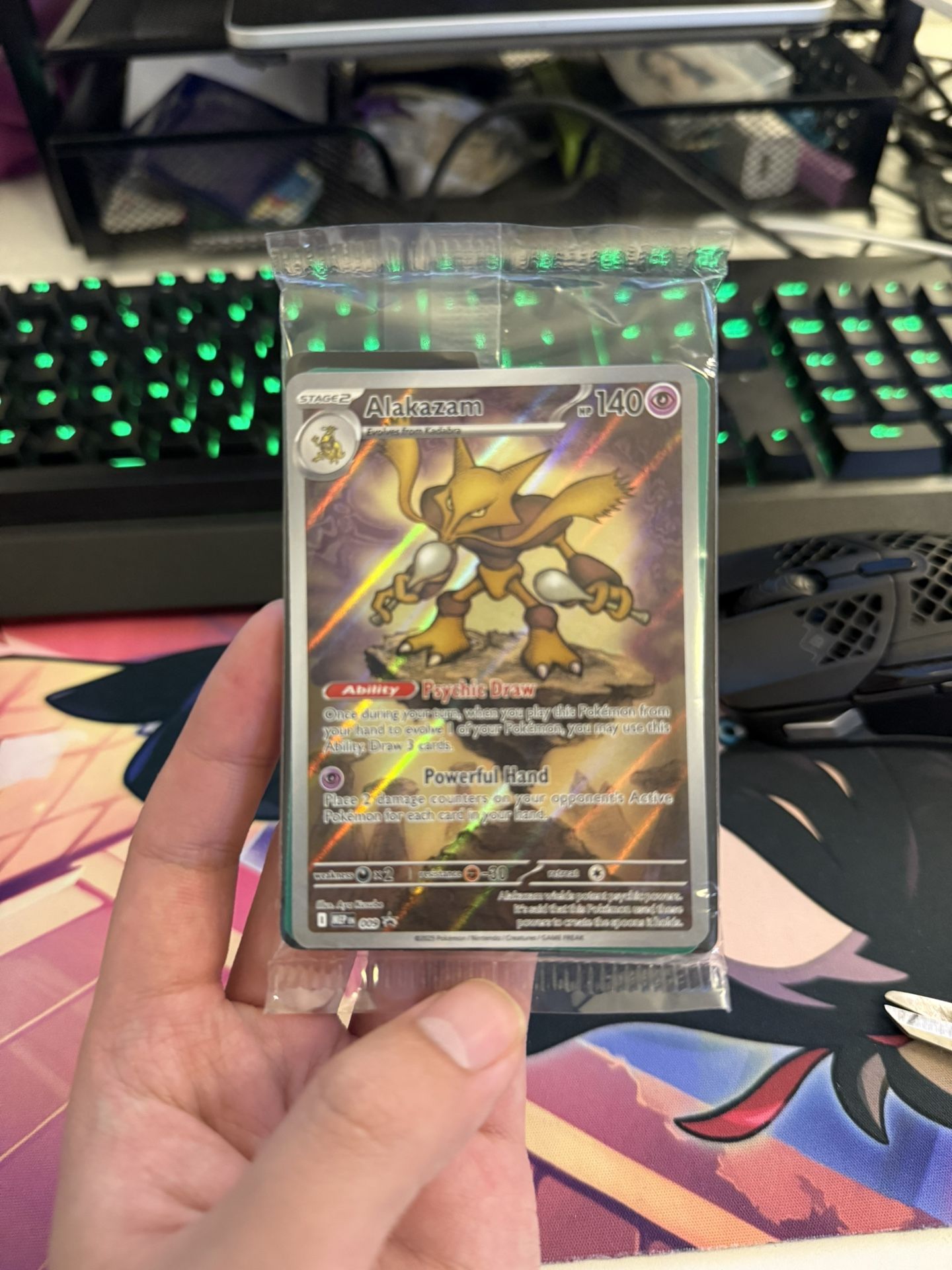 Pokémon TCG Alakazam 009 Black Star Promo Card SEALED NM
