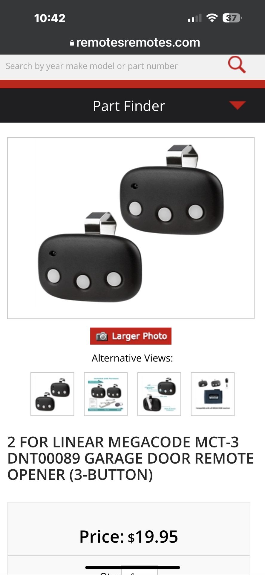 Garage Door Remotes