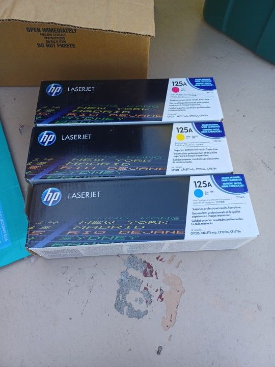 $260 Bundle Of 3 , Cyan, Yellow& Magenta