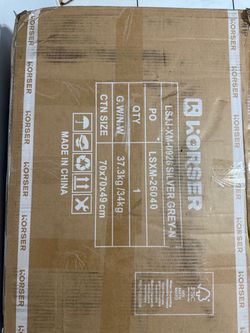 NEW HORSER Recliner Chair Silver Grey – $17