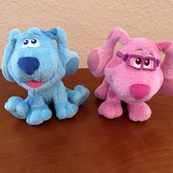 Blues Clues Plush- Blue and Magenta