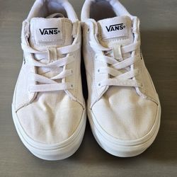 Kids Size 2 White Vans