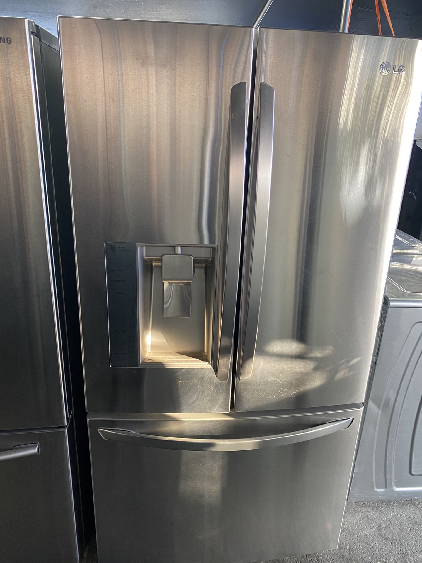 $749 LG stainless steel a French door refrigerator with delivery in the San Fernando Valley