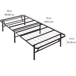 Twin Frame With Foundation And Mattress 