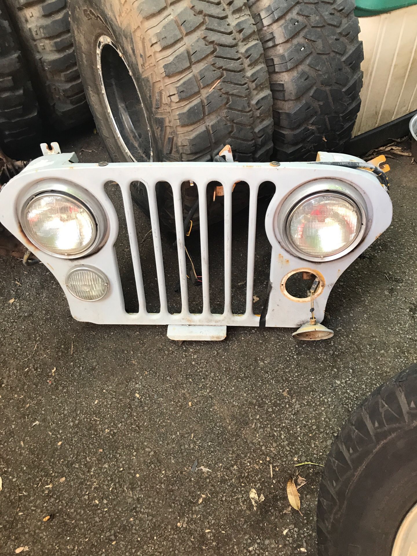 Jeep cj grills and fenders