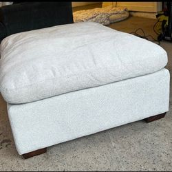 Grey Ottoman Brand New X2 Pair 