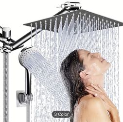 Rainfall Showerhead 8 Inches