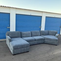 Delivery ~ Living Spaces Gray Sectional 