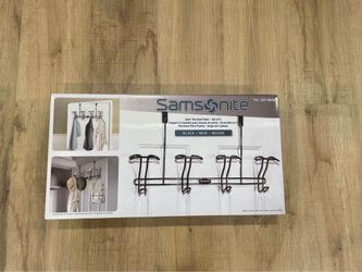 Samsonite Over the Door Racks Set of 2 Black New Box