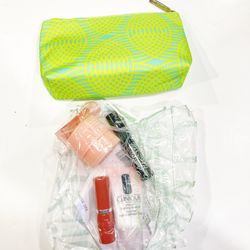 Clinique Travel Face Wash Moisturizer Lipstick Mascara NEW
