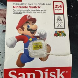 256 GB SanDisk MicroSD Nintendo Switch