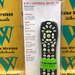 Wax 6 in 1 universal remote