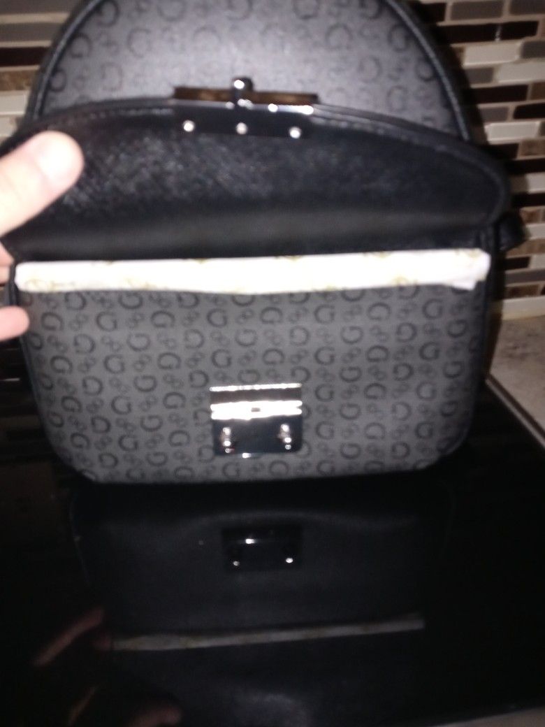 GUESS backpack (leather NWT) $35$