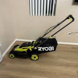 RYOBI ONE+ HP 18V Brushless 16 in. Cordless Battery Walk Behind Push Lawn Mower 