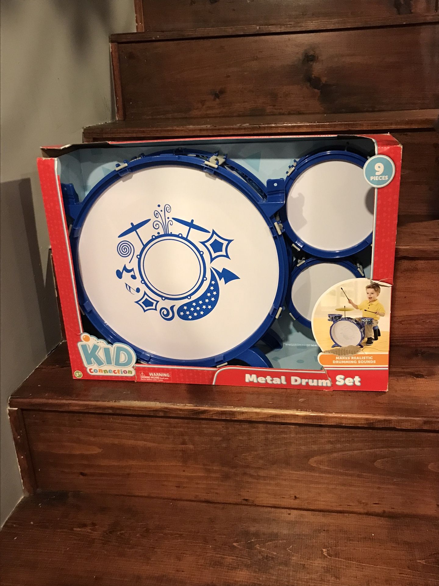 Kids Metal Drum Set
