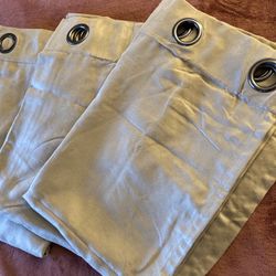 Long panel window curtains, (set of 4) 48x84