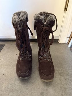 Brown Fur Lined Boots
