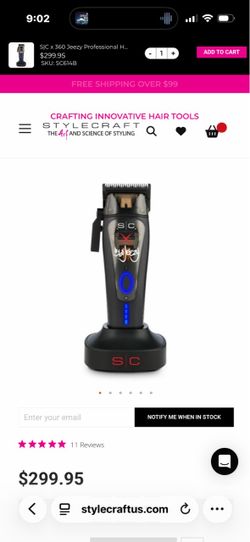 Style craft barber clippers
