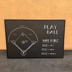 Large Baseball Art
