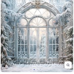 Christmas backdrop By Kate 